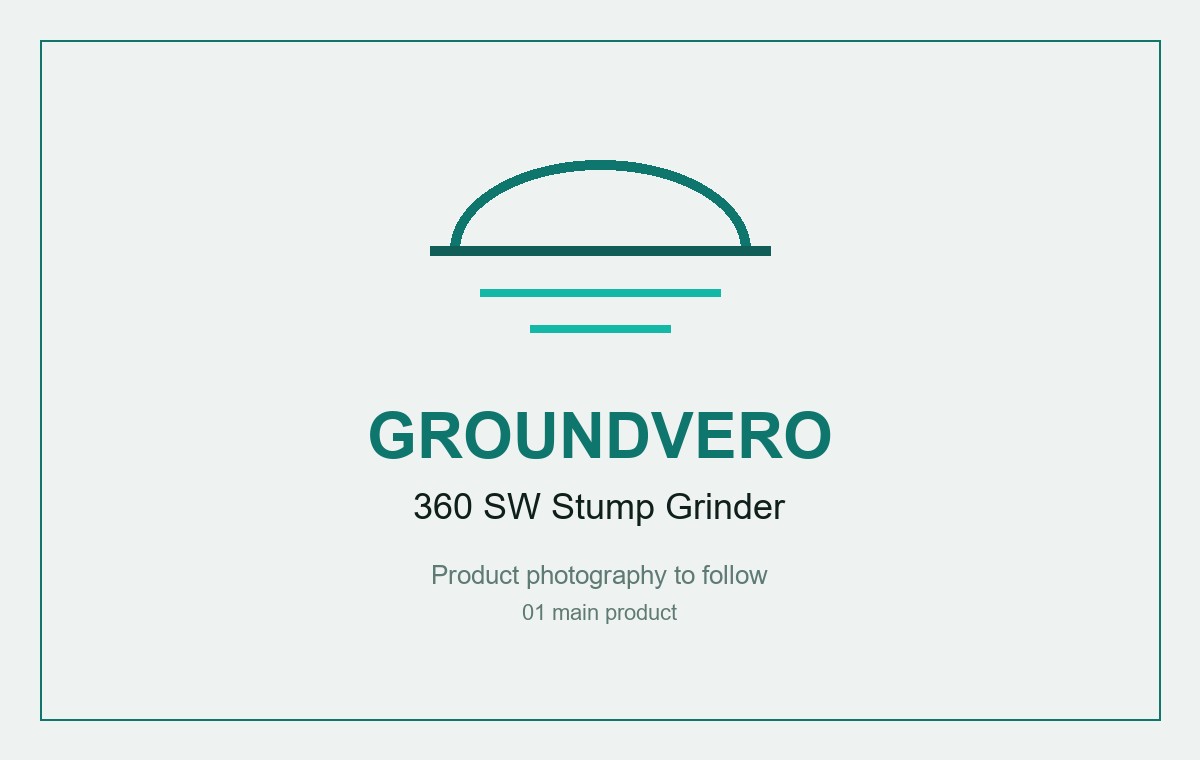 GroundVero 360 SW Stump Grinder